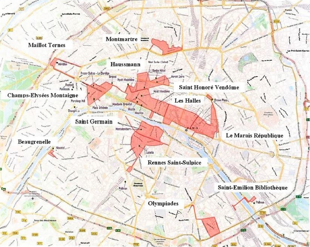 création de 12 zones touristiques internationales à Paris ZTI